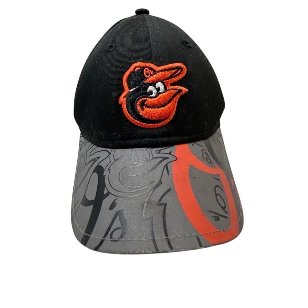 New Era‎ Youth Baltimore Orioles Adjustable Cap Black & Orange MLB Hat